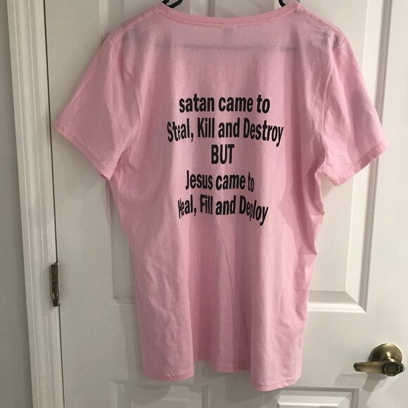 God's Army Women's Bible Verse Shirt 2XL - Picture 5 of 5